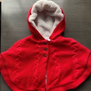 Kids  poncho sweater.